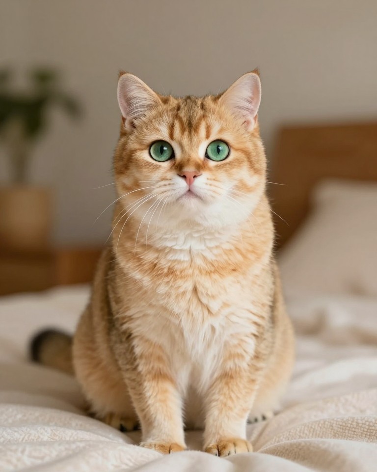 Tabby cat photo used as input for AI animal selfie
